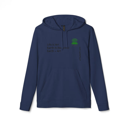 Z - ART BY EARTH HOODIE - adidas Unisex Fleece Hoodie