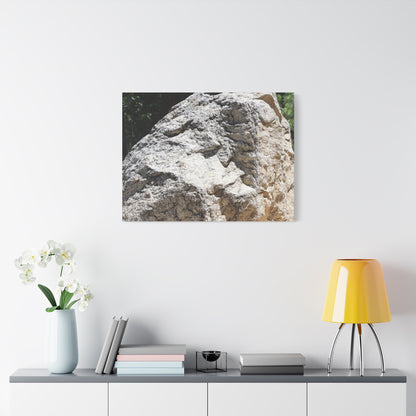 Stone of Solitude - Unique Frameless Canvas Wall Art