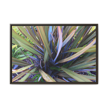 Radiant Leaves - Unique Stretched Canvas Wall Art