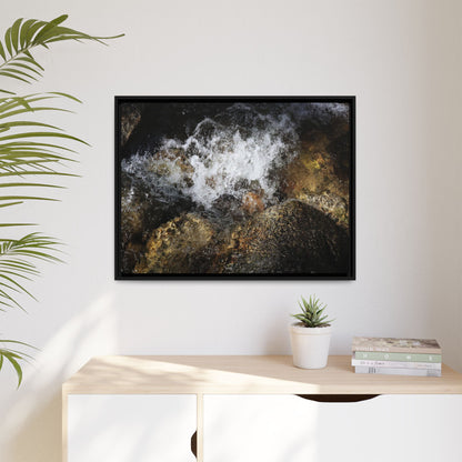 Cascading Momentum - Unique Stretched Canvas Wall Art
