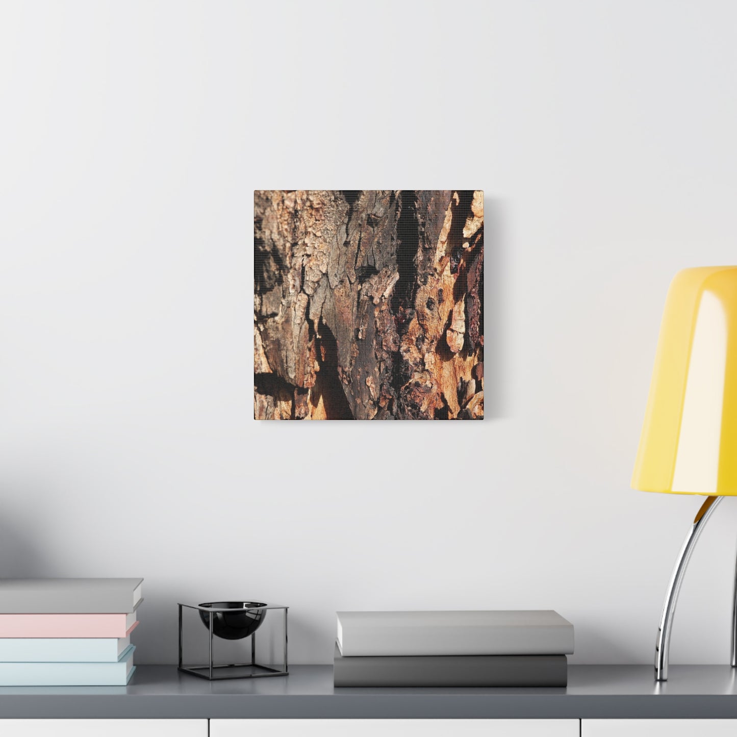 Wooden Terrain - Unique Frameless Canvas Wall Art