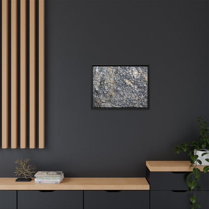 Crystalline Echoes - Unique Stretched Canvas Wall Art