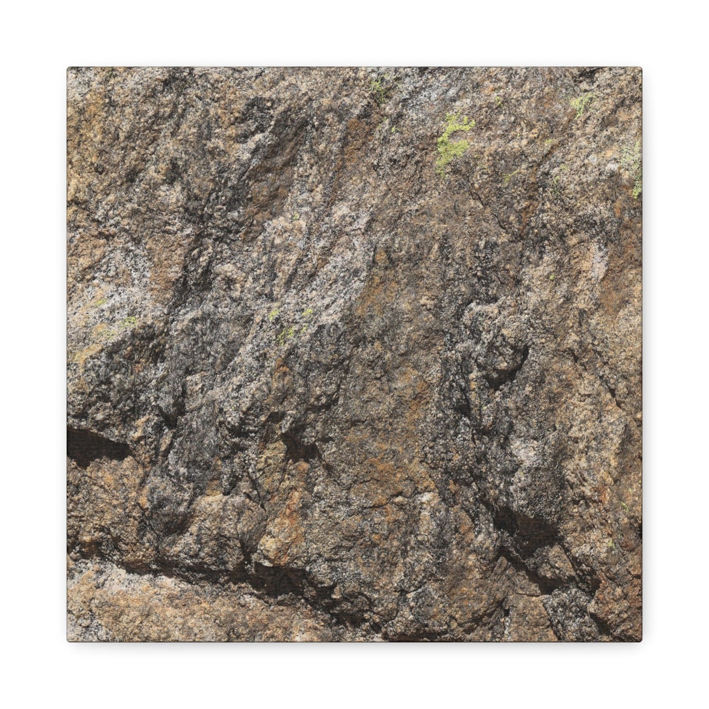 Weathered Stone Secrets - Unique Frameless Canvas Wall Art