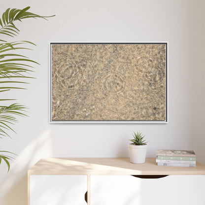 Whispers of Sand - Unique Stretched Canvas Wall Art