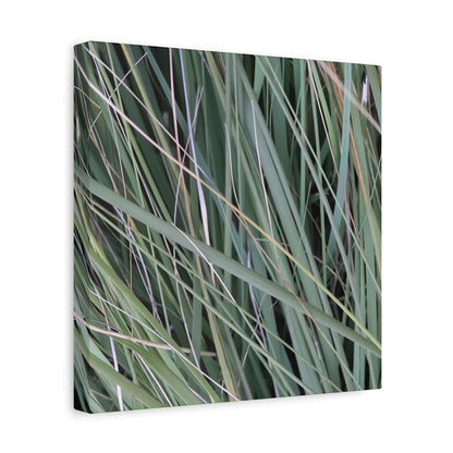Whispers of Green - Unique Frameless Canvas Wall Art