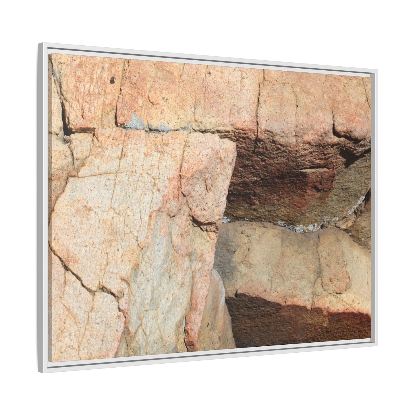 Fractured Stone - Unique Stretched Canvas Wall Art