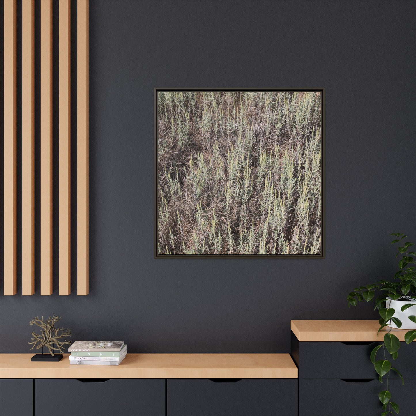 Sage Fields Forever - Unique Stretched Canvas Wall Art - Art By Earth