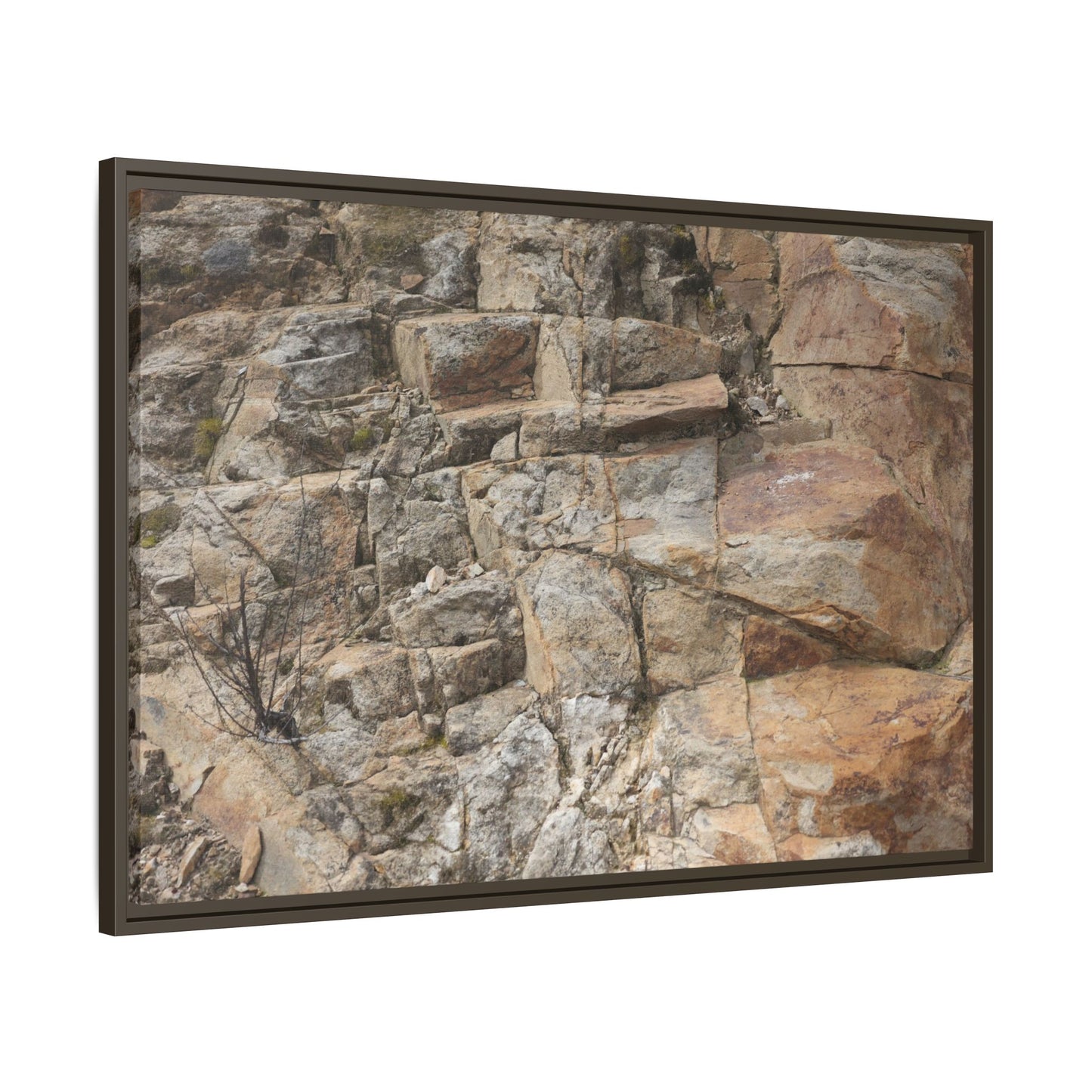 Sandstone Symphony - Unique Stretched Canvas Wall Art
