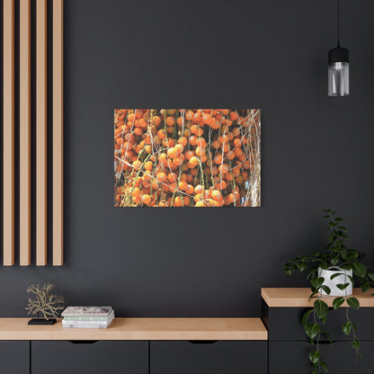 Orange Harvest - Unique Frameless Canvas Wall Art