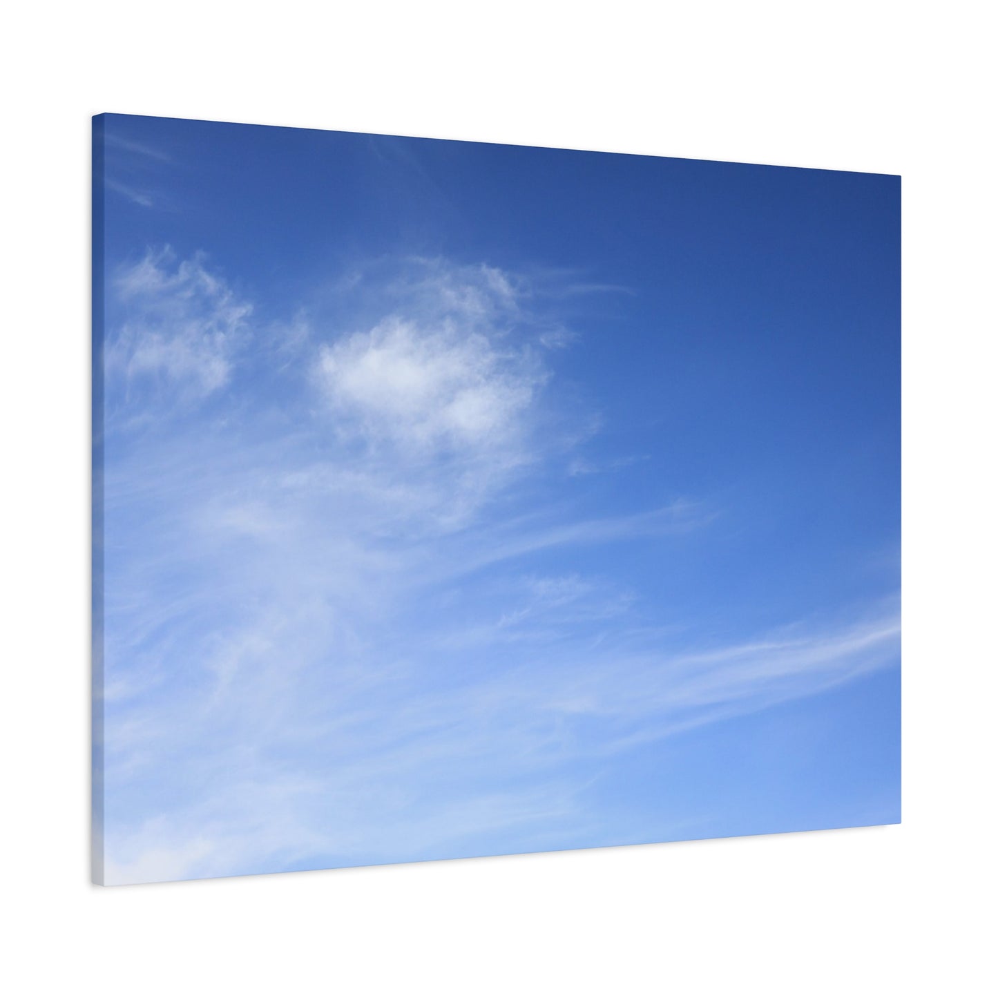 Blue Breath - Unique Frameless Canvas Wall Art