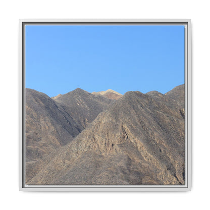 Echoes of Barren Peaks - Unique Stretched Canvas Wall Art - Art By Earth