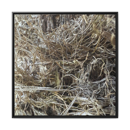 Tangled Whispers of Autumn - Unique Stretched Canvas Wall Art