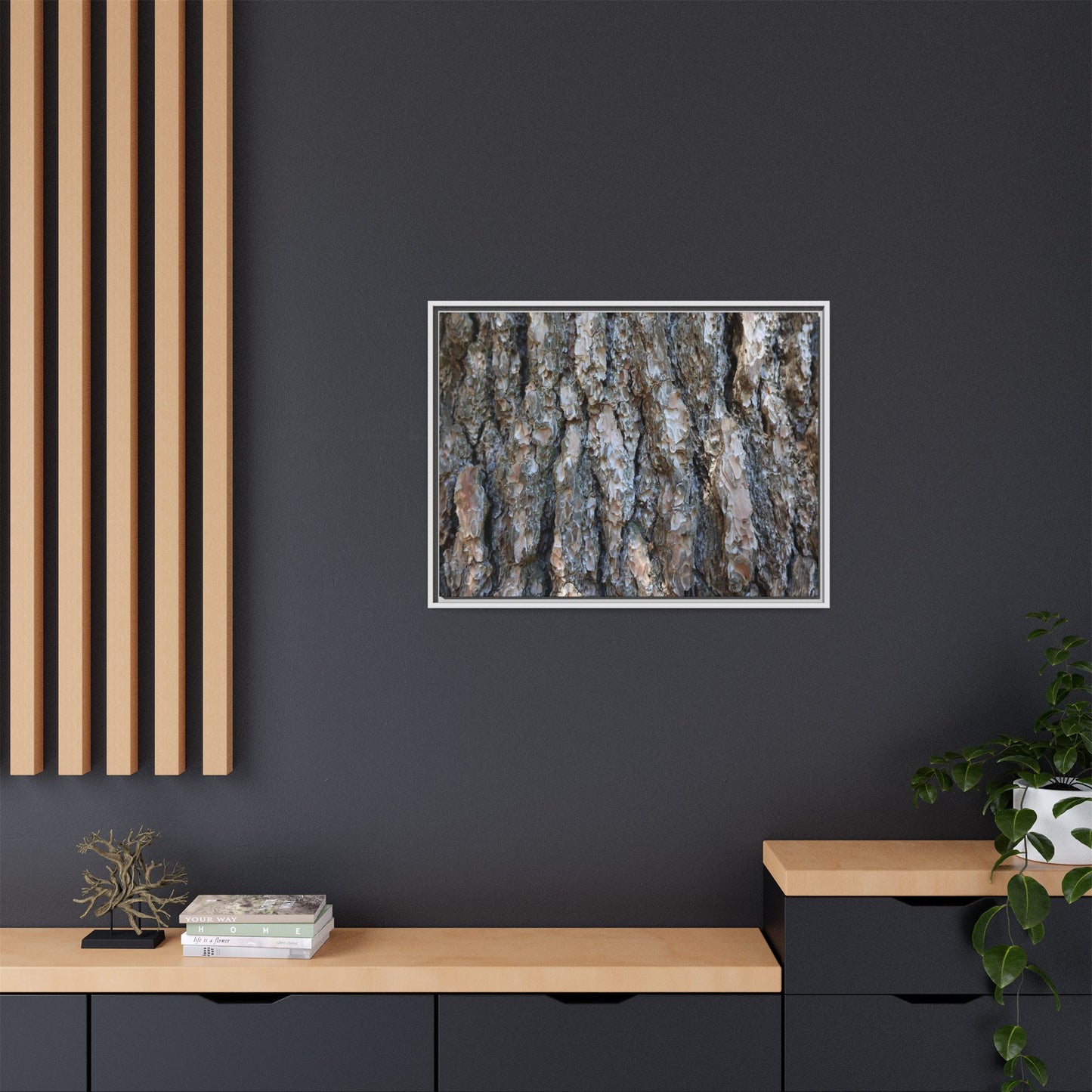 Bark Whispers - Unique Stretched Canvas Wall Art