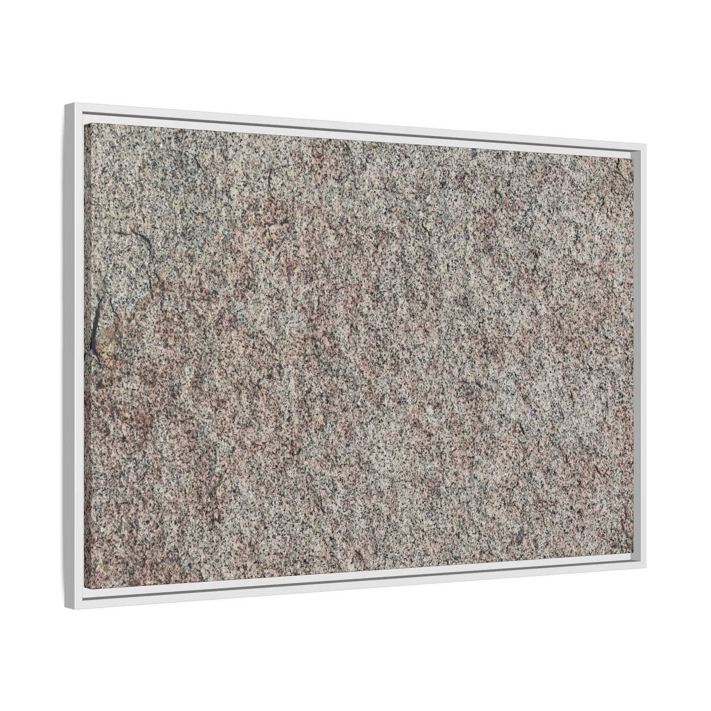 Granular Whispers - Unique Stretched Canvas Wall Art