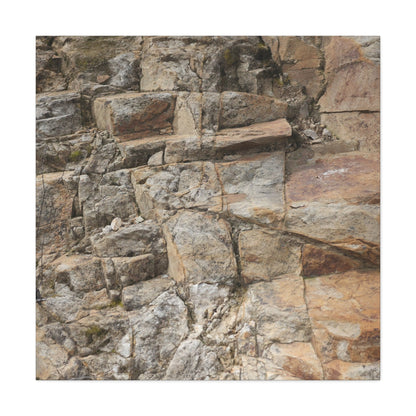 Stone Memories - Unique Frameless Canvas Wall Art