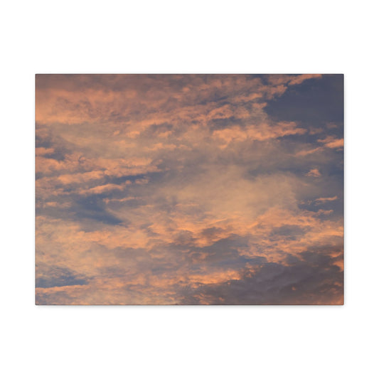 Sunset's Whispers - Unique Frameless Canvas Wall Art
