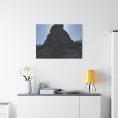 Rocks of Solitude - Unique Frameless Canvas Wall Art