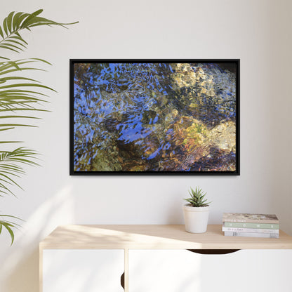 Aquatic Kaleidoscope - Unique Stretched Canvas Wall Art