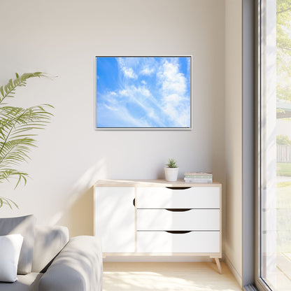 Azure Dreaming - Unique Stretched Canvas Wall Art