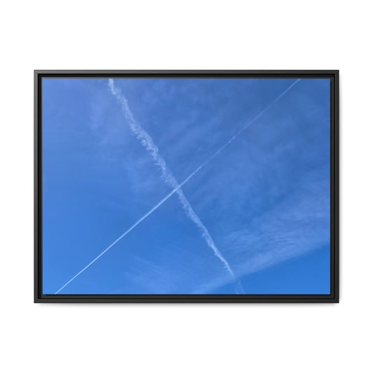 Sky Crossroads - Unique Stretched Canvas Wall Art