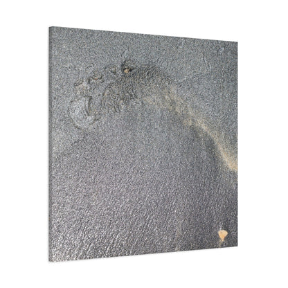 Ephemeral Whispers of Granite - Unique Frameless Canvas Wall Art