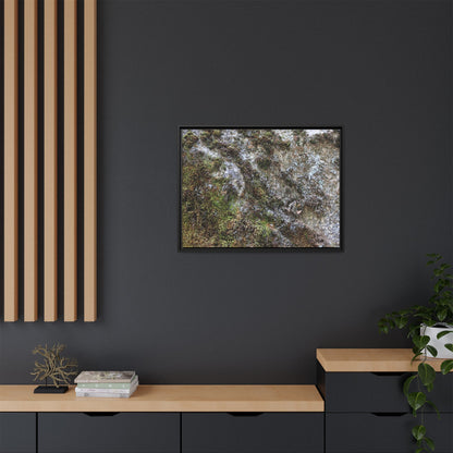 Mossy Whispers - Unique Stretched Canvas Wall Art