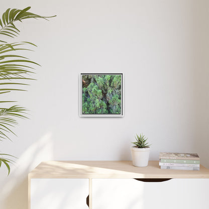 Verdant Whispers - Unique Stretched Canvas Wall Art