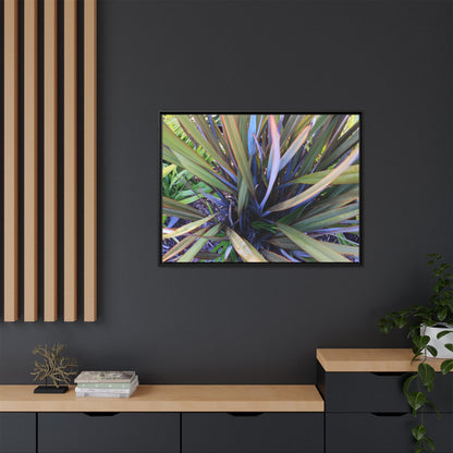 Radiant Leaves - Unique Stretched Canvas Wall Art