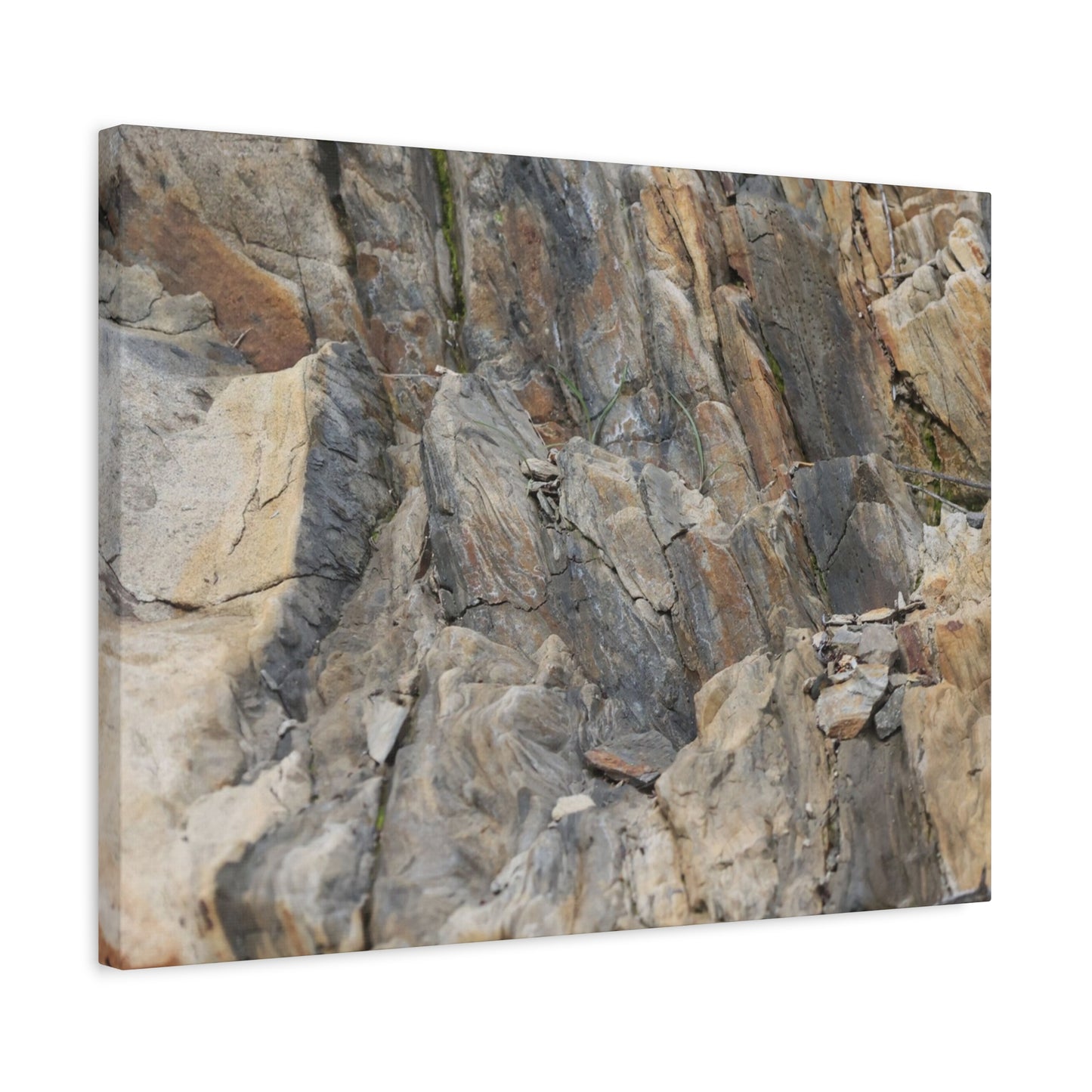 Fractured Memory - Unique Frameless Canvas Wall Art