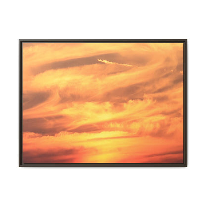 Burning Skies - Unique Stretched Canvas Wall Art