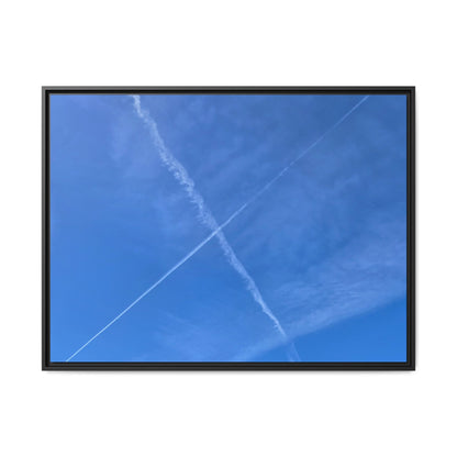 Sky Crossroads - Unique Stretched Canvas Wall Art