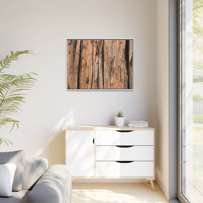Timber Echoes - Unique Stretched Canvas Wall Art