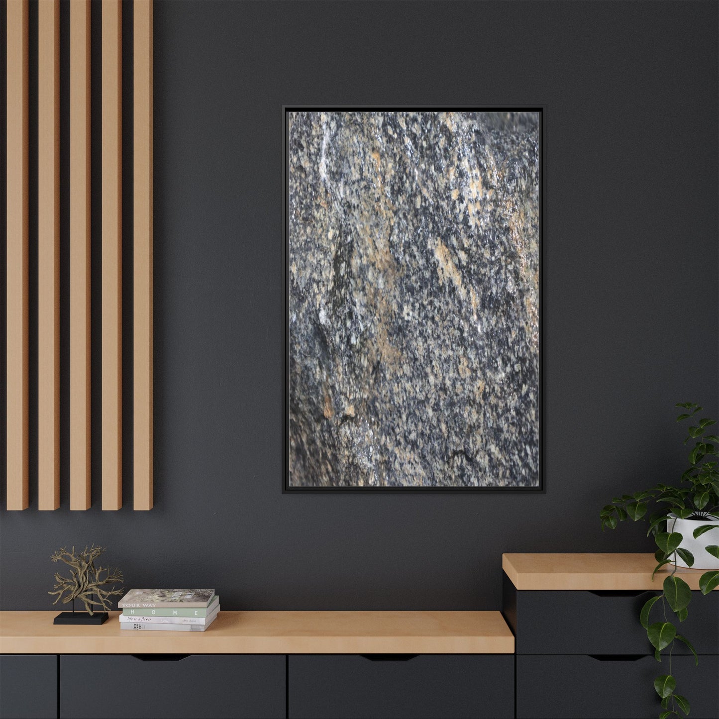 Crystalline Echoes - Unique Poster Wall Art