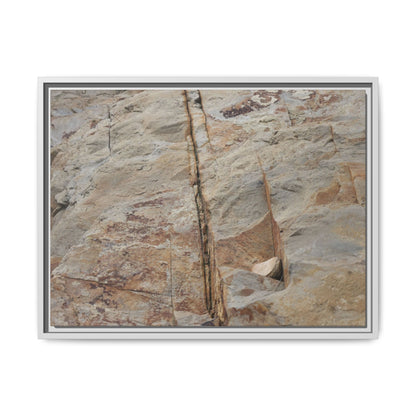 Sedimentary Symphony - Unique Stretched Canvas Wall Art