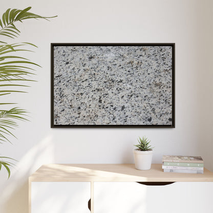 Monochrome Mosaic - Unique Stretched Canvas Wall Art