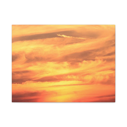 Golden Whispers - Unique Frameless Canvas Wall Art