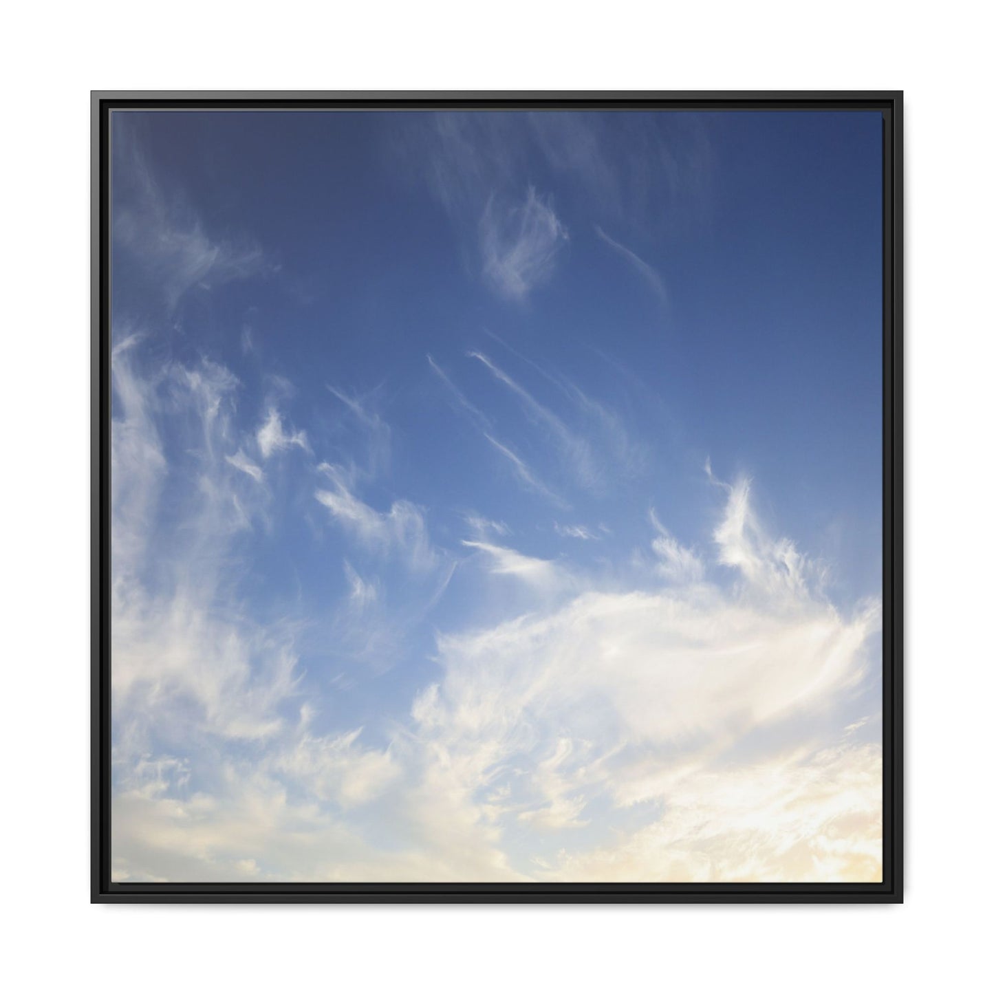 Whispers of Sky - Unique Stretched Canvas Wall Art