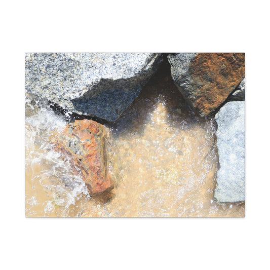 Rocky Embrace - Unique Frameless Canvas Wall Art