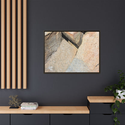 Rock Fragment - Unique Stretched Canvas Wall Art