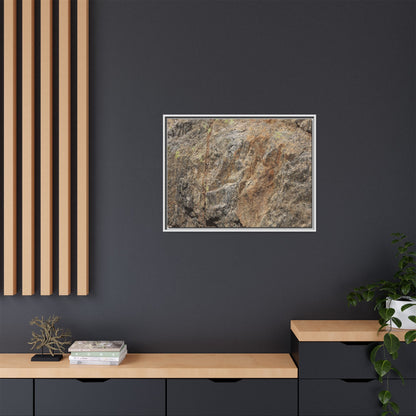 Weathered Rock Formation - Unique Stretched Canvas Wall Art