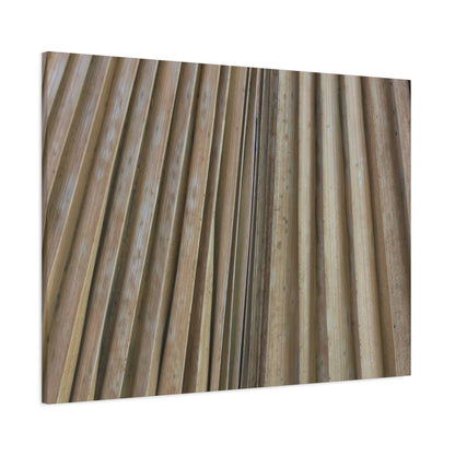 Linear Rhythm - Unique Frameless Canvas Wall Art
