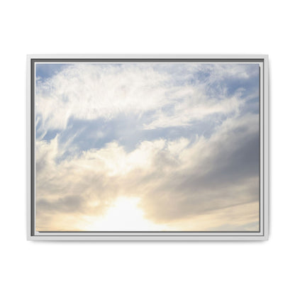 Sky's Ethereal Whisper - Unique Stretched Canvas Wall Art