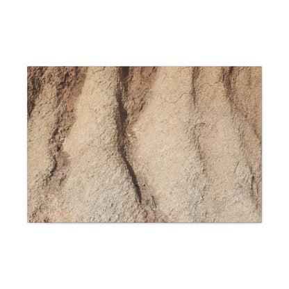 Weathered Earth - Unique Frameless Canvas Wall Art