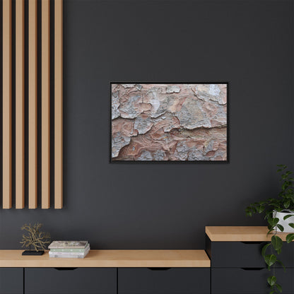 Flaking Serenity - Unique Stretched Canvas Wall Art