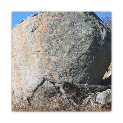 Boulder's Solitude - Unique Stretched Canvas Wall Art - Art By Earth