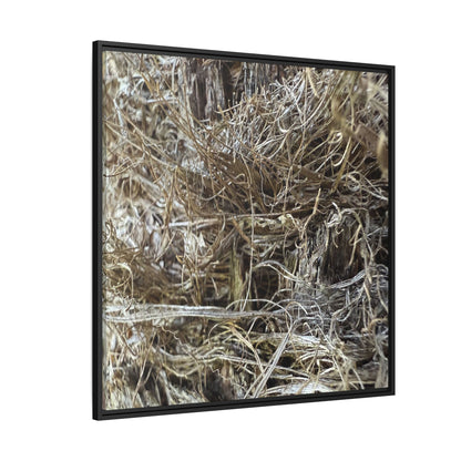 Tangled Whispers of Autumn - Unique Stretched Canvas Wall Art