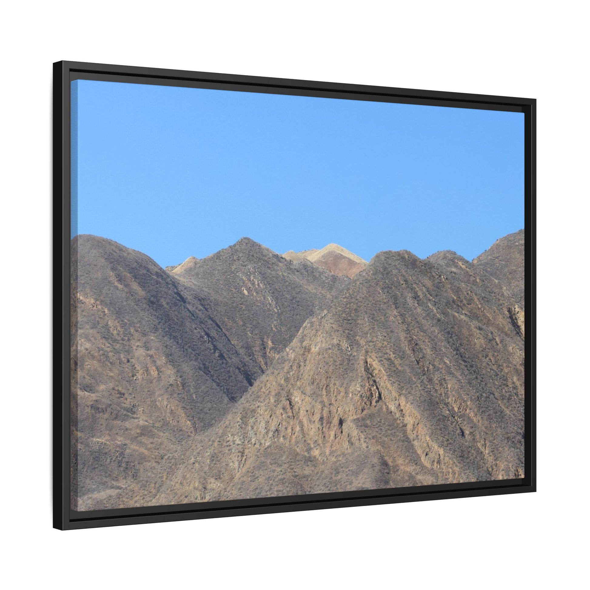 Echoes of Barren Peaks - Unique Stretched Canvas Wall Art - Art By Earth