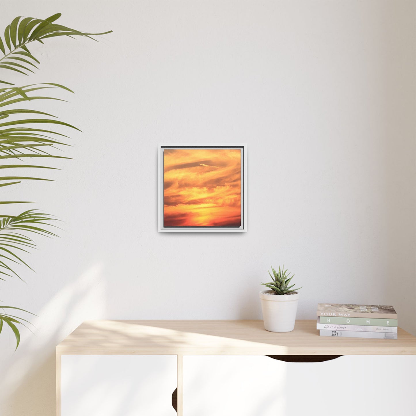 Burning Skies - Unique Stretched Canvas Wall Art