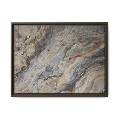 Layers of Earth's History - Unique Stretched Canvas Wall Art