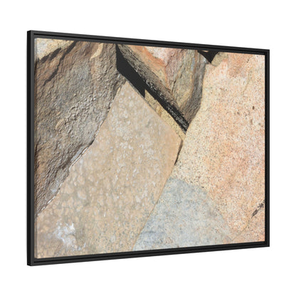 Rock Fragment - Unique Stretched Canvas Wall Art